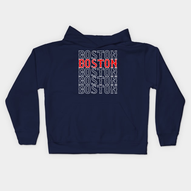 Boston Kids Hoodie by Throwzack